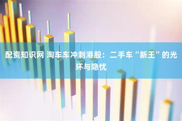 配资知识网 淘车车冲刺港股：二手车“新王”的光环与隐忧
